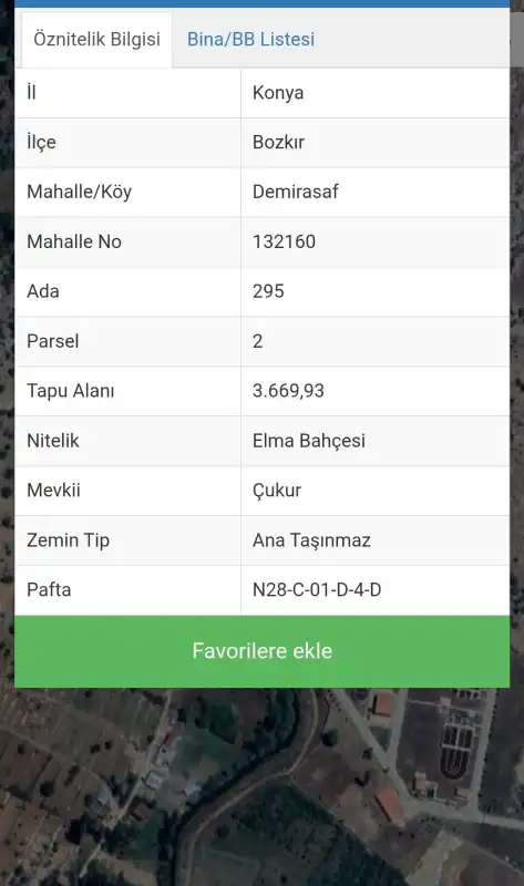 EMLAKYAP’TAN BOZKIR MERKEZDE SATILIK MÜSTAKİL TAPULU BAHÇE