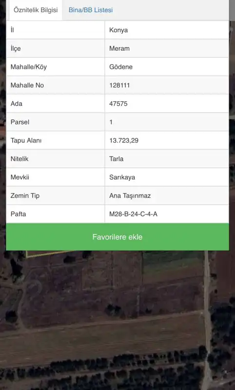 EMLAKYAP’TAN KONYA MERAM GÖDENE SATILIK 1000m2 YATIRIMLIK TARLA
