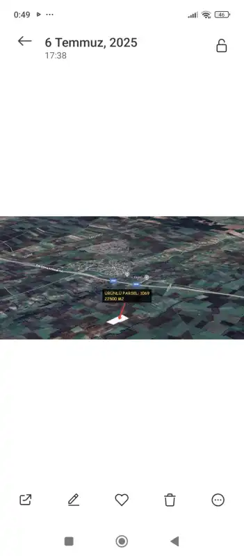 EMLAKYAP TAN KIRKLARELİ ÜRÜNLÜ DE SATILIK TARLA