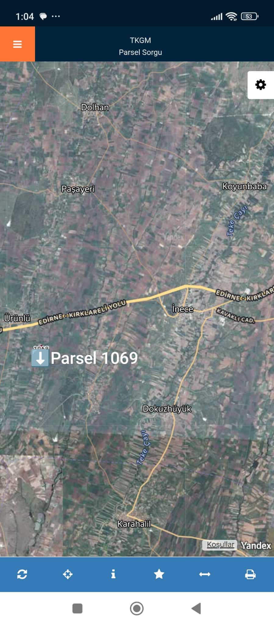 EMLAKYAP TAN KIRKLARELİ ÜRÜNLÜ DE SATILIK TARLA