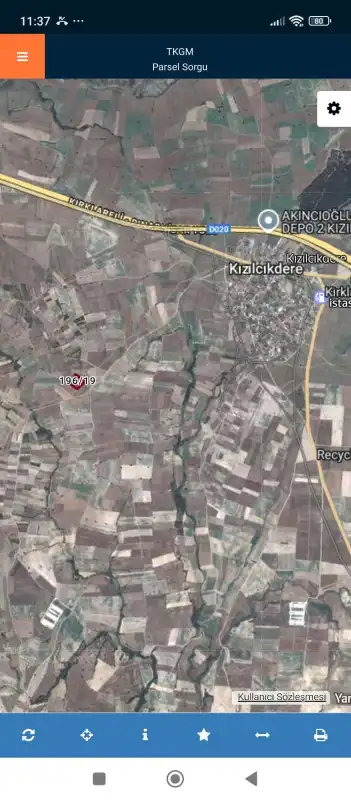 EMLAKYAP TAN KIRKLARELİ KIZILCIKDERE BAĞ YERİ